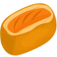 Illustration of meatball tofu with sausage