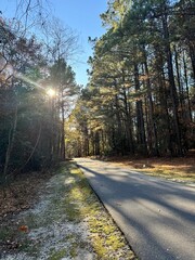 North Carolina Winter At Sunset