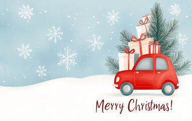 Christmas themed business background
   