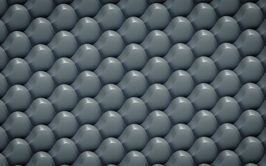 Illustration of a gray pastel background with repeating shapes and effects