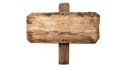 Wooden board, transparent background