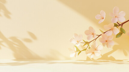 Summer flower wall background picture