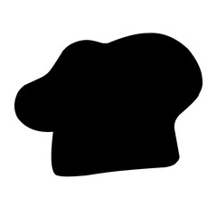 Hand drawn chef hat logo chef icons silhouette