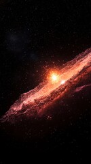 Stunning Cosmic Nebula  Galaxy Supernova Explosion