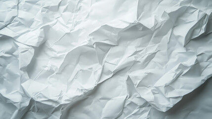 Obraz premium Light Gray Crumpled Paper Texture for Neutral and Subtle Design Concepts 
