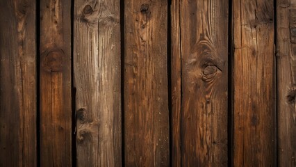 Naklejka premium Brown wood background. Bright brown wooden planks background. vertical Background texture