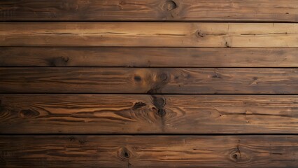 Fototapeta premium Brown wood background. Bright brown wooden planks background. Horizontal Background texture