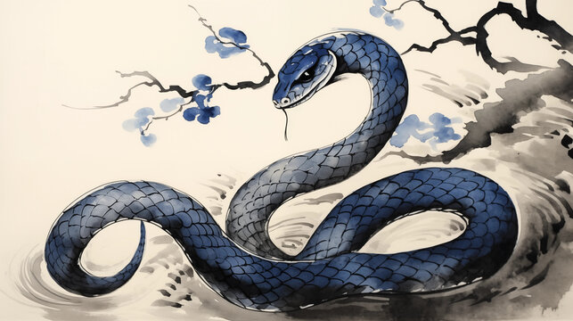 푸른 뱀 Blue Snake