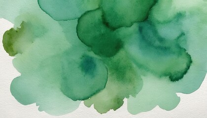 Obraz premium Watercolor Green Background Design Texture Pattern Background Wallpaper 55