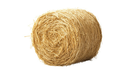 Hay bale, transparent background