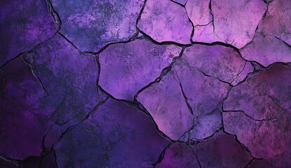 Abstract Purple Cracked Texture Background