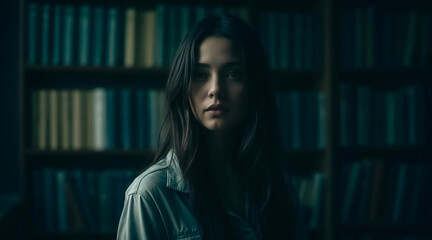 In Pursuit of Knowledge: A Quiet Moment in the Library