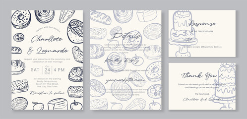 Wedding Invitation Card Minimalist Elegant Design Perfect for Modern Weddings