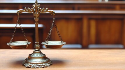 Decorative Scales of Justice