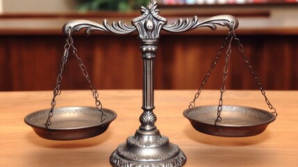 Decorative Scales of Justice