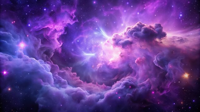 Vast purple gas cloud in space , Space Gas Cloud, Nebula Clouds