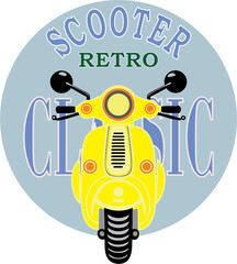Scooter Retro Classic.eps