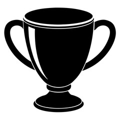 Cup silhouette vector