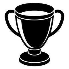 Cup silhouette vector