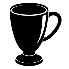 Cup silhouette vector