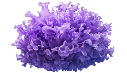 Abstract Purple Ink Explosion