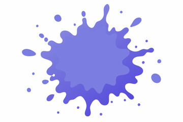Naklejka premium Periwinkle paint splatter 02