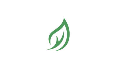 green leaf logo