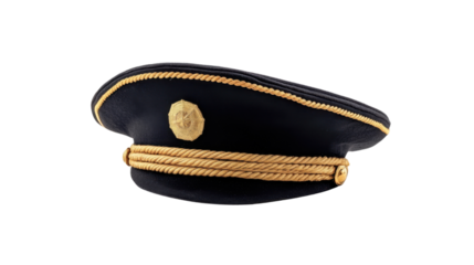 Captain's hat transparent background