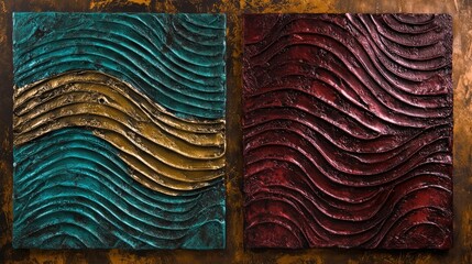 "Curved Lines in Abstract Motion"