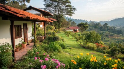 Rural tourism offers peace and tranquility.