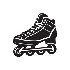 Roller skate shoe vector illustration, Skate Shoes Vector Art, Icons, and Graphics.