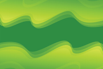 fluid wave gradient green background