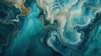 "Marble Rock Stone Texture with a Blue Ocean Aesthetic"