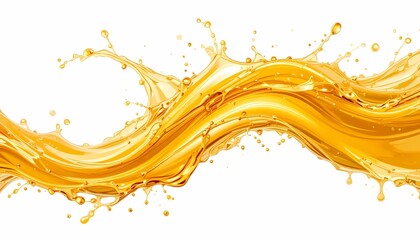 Yellow Oil Splash