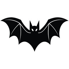 create an image of  bat minimalist simple vector