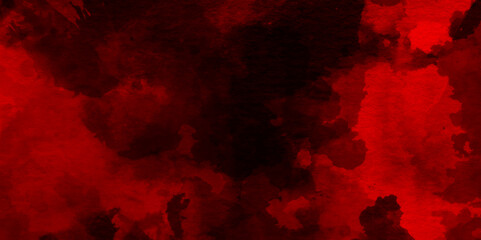 Abstract grainy fantasy smooth light red watercolor paper texture with clouds, Grunge red background, Stain artistic hand painted texture of red, pastel hand painted watercolor of red texture.