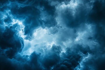 A vast blue sky adorned with clouds