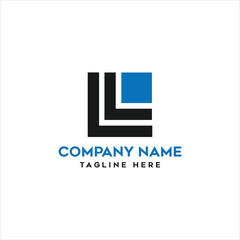 Square shape logo vector illustration