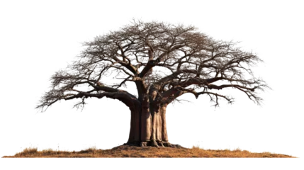 Fotobehang baobab tree transparent background © Krtola 