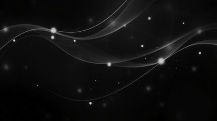 Wavy stripes and white sparkle on dark background.