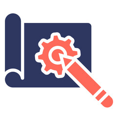 Obraz premium Blueprint Icon