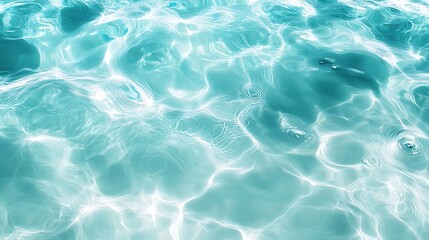 Obraz premium Pure blue and white water texture of the ocean sea with foam from and waves, blue sea water texture, blue clear water surface texture with ripples, splashes, Abstract summer banner backgroud