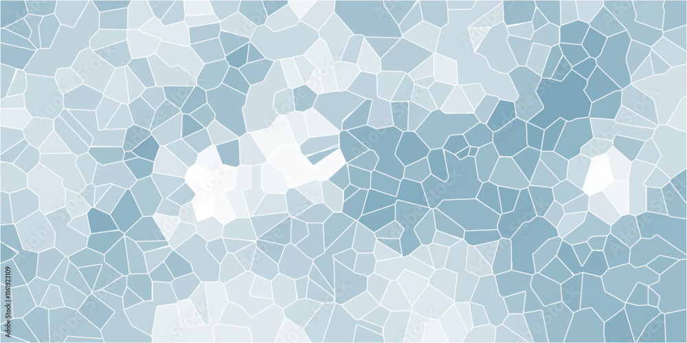 Poster seamless emerald blue mosaic texture with geometric abstract design . perfect for backgrounds, digit