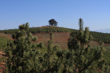 Meandering river bends through towering mountains Great Bend of the Jinsha River