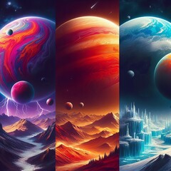V Planets with Extreme Conditions