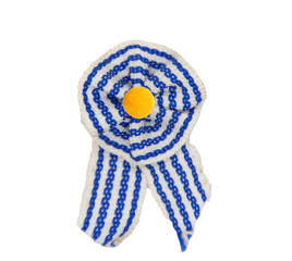 Uruguayan cockade isolated