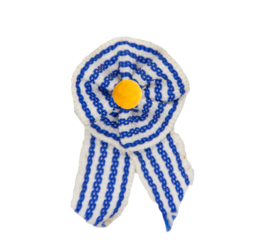 Uruguayan cockade isolated