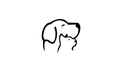 Dog logo vector