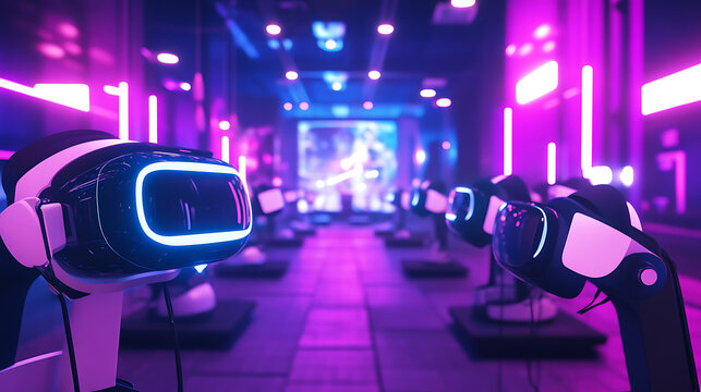 holographic interface displaying 3D data, floating icons, and interactive elements in a dark digital environment 