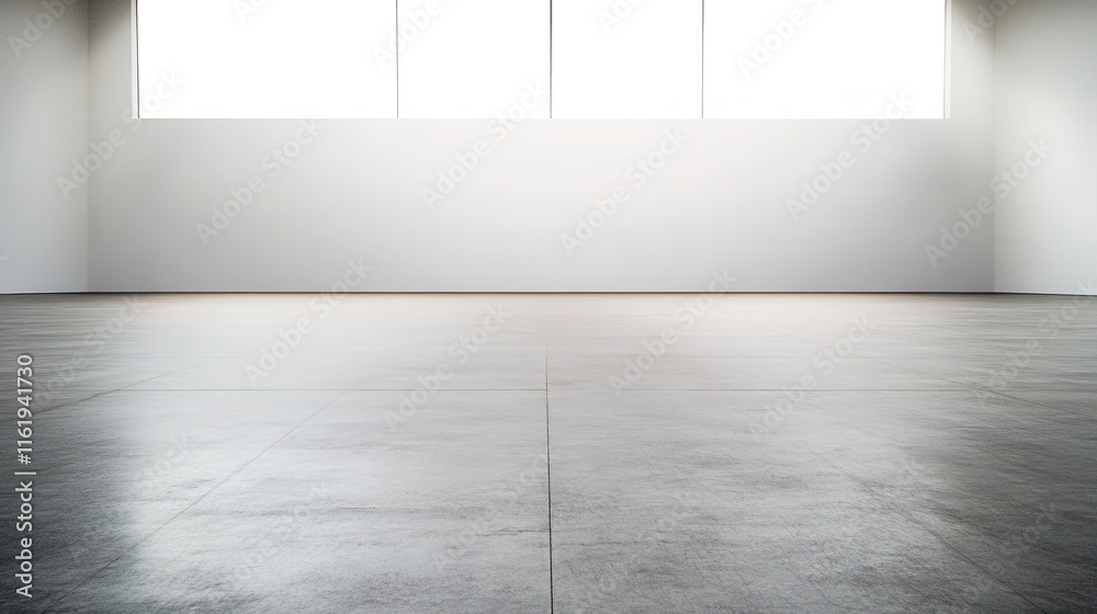 Poster cultural event scene captured with minimalistic style empty stage and room for copy space creating n
